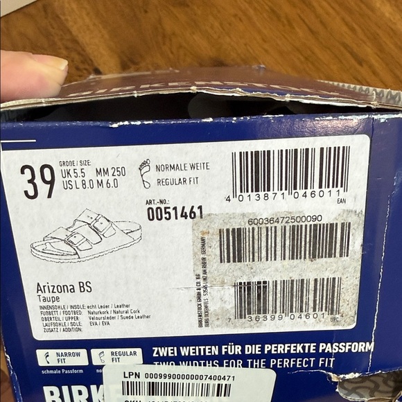 Birkenstock Taupe Suede Double Strap Sandals - Picture 5 of 5